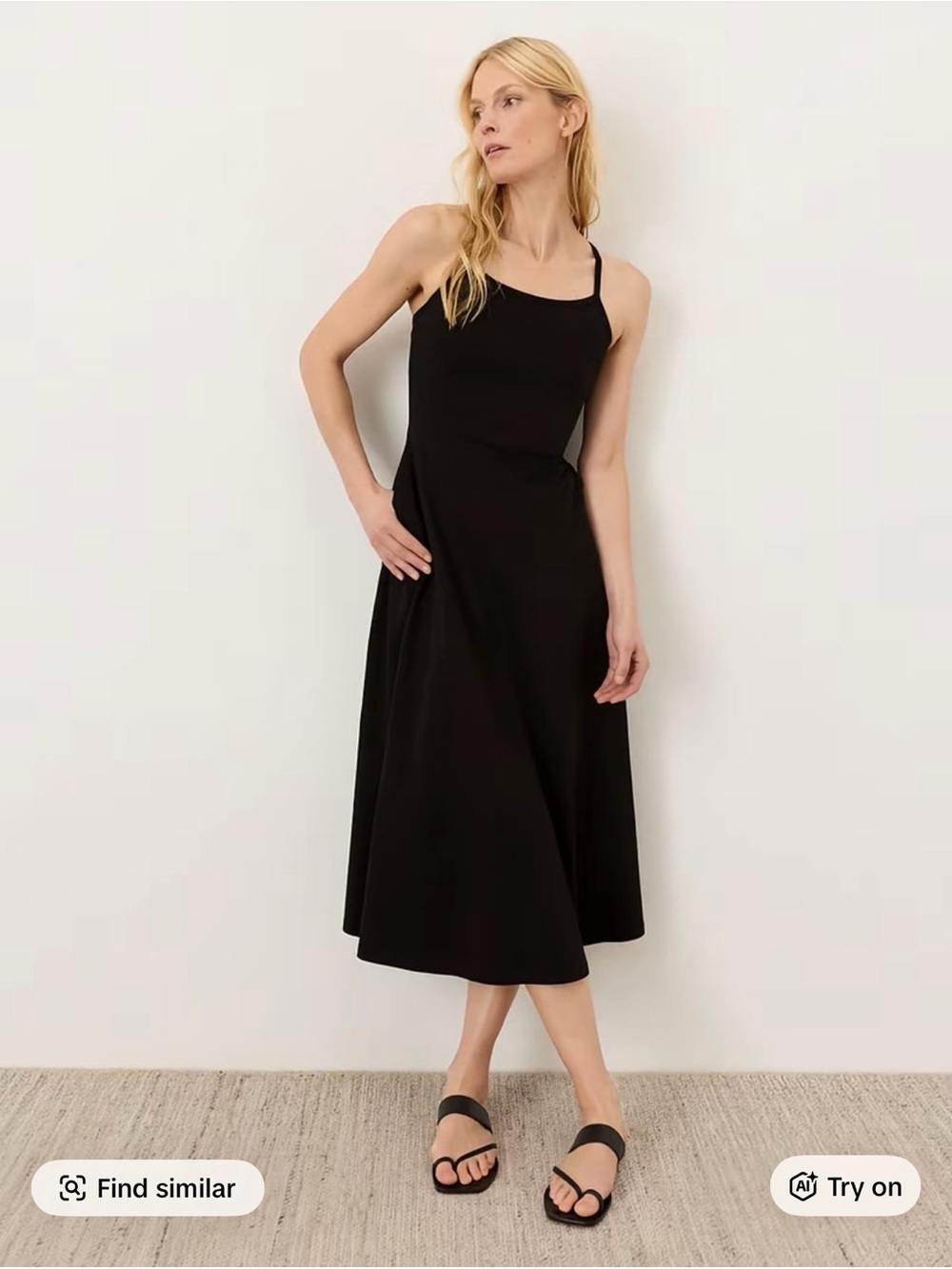 Pact- Women’s Organic Fit & Flare Midi Dress
